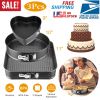 Non-stick Springform Cake Pan Leakproof 9"10"11" Bakeware Pan w/ Removable Bottom 3Pcs/Set