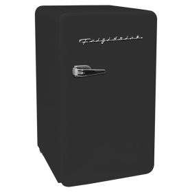 Frigidaire EFR372-B-BLACK 3.2-Cu.-Ft. 60-Watt Retro Compact Refrigerator (Black)