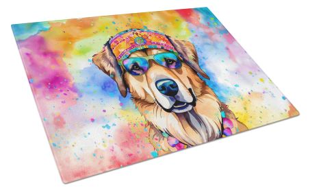 Hippie Dawg Glass Cutting Board Large Decorative Tempered Glass Kitchen Cutting and Serving Board Large Size Chopping Board