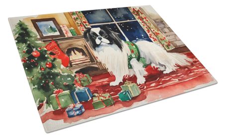 Japanese Chin Cozy Christmas Glass Cutting Board Large Decorative Tempered Glass Kitchen Cutting and Serving Board Large Size Chopping Board