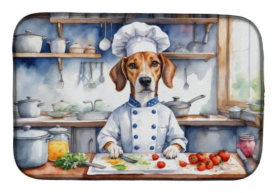 American Foxhound The Chef Dish Drying Mat Absorbent Dish Drying Mat Pad for Kitchen Counter Dish Drainer Mat for Countertop, 14 x 21, Multicolor