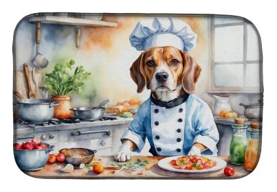Beagle The Chef Dish Drying Mat Absorbent Dish Drying Mat Pad for Kitchen Counter Dish Drainer Mat for Countertop, 14 x 21, Multicolor