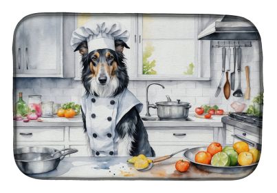 Borzoi The Chef Dish Drying Mat Absorbent Dish Drying Mat Pad for Kitchen Counter Dish Drainer Mat for Countertop, 14 x 21, Multicolor