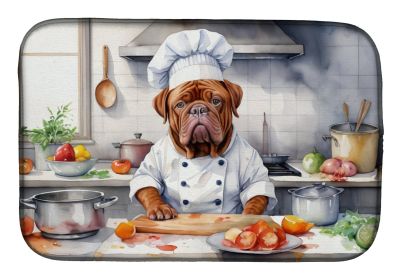 Dogue de Bordeaux The Chef Dish Drying Mat Absorbent Dish Drying Mat Pad for Kitchen Counter Dish Drainer Mat for Countertop, 14 x 21, Multicolor