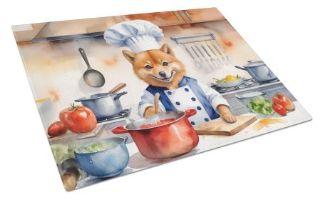 Finnish Spitz The Chef Glass Cutting Board Decorative Tempered Glass Kitchen Cutting and Serving Board Large Size Chopping Board