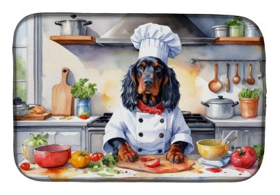 Gordon Setter The Chef Dish Drying Mat Absorbent Dish Drying Mat Pad for Kitchen Counter Dish Drainer Mat for Countertop, 14 x 21, Multicolor