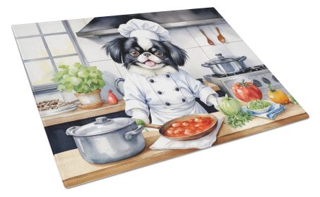 Japanese Chin The Chef Glass Cutting Board Decorative Tempered Glass Kitchen Cutting and Serving Board Large Size Chopping Board