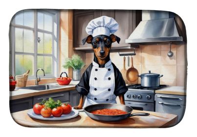 Manchester Terrier The Chef Dish Drying Mat Absorbent Dish Drying Mat Pad for Kitchen Counter Dish Drainer Mat for Countertop, 14 x 21, Multicolor