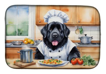 Newfoundland The Chef Dish Drying Mat Absorbent Dish Drying Mat Pad for Kitchen Counter Dish Drainer Mat for Countertop, 14 x 21, Multicolor