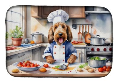 Otterhound The Chef Dish Drying Mat Absorbent Dish Drying Mat Pad for Kitchen Counter Dish Drainer Mat for Countertop, 14 x 21, Multicolor