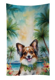 Papillon Luau Kitchen Towel Dish Cloths Guest Hand Towel Decorative Bathroom Towel for Face,Tea, Dishcloth, Kitchen and Bath