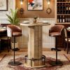 Bar table, circular small wine table, coffee table, cocktail table (table only)