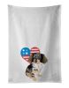 NEW Dachshund Dapple #1 Patriotic Kitchen Towel Set of 2 White Dish Towels Decorative Bathroom Hand towel for Hand, Face, Hair, Yoga, Tea, Dishcloth