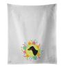 NEW Dachshund Easter Kitchen Towel Set of 2 White Dish Towels Decorative Bathroom Hand towel for Hand, Face, Hair, Yoga, Tea, Dishcloth, 19 X 28"