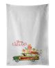 NEW Merry Christmas Dachshund Kitchen Towel Set of 2 White Dish Towels Decorative Bathroom Hand towel for Hand, Face, Hair, Yoga, Tea, Dishcloth