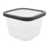 Gray Plastic Microwave Safe Food Storage Container (20 Count)