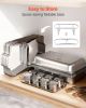VEVOR Rectangle Chafing Dish, 9 Qt 4 Pack Stainless Steel Chafing Dish, Food Warmer Chafer Complete Set with Hollow Handle, 2 Food Tongs, Lid, Fuel Ho
