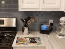 NEW Decorating Easter Dachshund Glass Cutting Board Decorative Tempered Glass Kitchen Cutting and Serving Board Large Size Chopping Board
