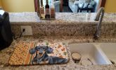 Black and Tan Dachshund Heirloom Fall Dish Drying Mat Absorbent Dish Drying Mat Pad for Kitchen Counter Dish Drainer Mat for Countertop, 14 x 21"