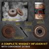 Cocktail Smoker Kit with Wood Chips Premium Quality Wood Wooden Bar Smoker for Cocktails Old Fashioned Cocktails Whiskey or Bourbon Drinks
