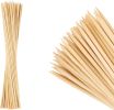 XL Bamboo Skewers 12 Inch 100 pcs 4mm Thick Bamboo Sticks Heavy Duty Wooden Shish Kabob Skewers for Grilling for Kebab BBQ Grill Hot Dog