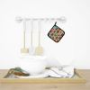 Lots of Chocolate and Tan Dachshund Pair of Pot Holders Kitchen Heat Resistant Pot Holders Sets Oven Hot Pads for Cooking Baking BBQ, 7 1/2 x 7 1/2