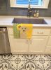 Summer Sunflowers Cream Dachshund Kitchen Towel Dish Cloths Guest Hand Towel Decorative Bathroom Towel for Face,Tea, Dishcloth, Kitchen and Bath