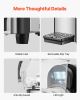 VEVOR Commercial Slushy Machine, 4L Single Tank Frozen Drink Machine, 16 Cups Stainless Steel Margarita Smoothie Frozen Drink Maker, Slushie Maker for