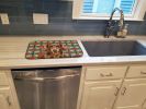Chocolate and Tan Dachshund Christmas PoinsettIas Dish Drying Mat Absorbent Dish Drying Mat Pad for Kitchen Counter Dish Drainer Mat for Countertop