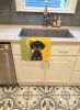 Summer Sunflowers Black and Tan Dachshund Kitchen Towel Dish Cloths Guest Hand Towel Decorative Bathroom Towel for Face,Tea, Dishcloth