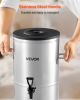 VEVOR Ice Tea Dispenser, 4 Gal/15L 304 Stainless Steel Beverage Dispenser with Spigot & Handle, Suitable for Hot and Cold Drinks, for Iced Tea Coffee