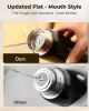 Tea Infusers, Extra Fine Mesh Tea Strainers for Loose Tea, Updated Slim Threaded Lid & 304 Stainless Steel, Loose Leaf Tea Steeper for Brew Tea Spices