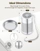 Tea Infusers, Extra Fine Mesh Tea Strainers for Loose Tea, Updated Slim Threaded Lid & 304 Stainless Steel, Loose Leaf Tea Steeper for Brew Tea Spices