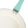 HAWOK Frying Pan Set Pressed Aluminum Ceramic Non-stick Coating with BAKELITE Handles, PFAS-Free 8', 10' & 12', 5 Piece