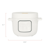 14-Cup Electric Rice and Grain Cooker, Ceramic Nonstick Coating, White Icing by Drew Barrymore