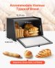 VEVOR Bread Box for Kitchen Counter, Large Capacity Bamboo Bread Storage Container, Farmhouse Wooden Breadbox Organizer for Homemade Bread, Storage Ho