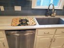 Longhaired Black and Tan Dachshund Heirloom Fall Dish Drying Mat Absorbent Dish Drying Mat Pad for Kitchen Counter Dish Drainer Mat for Countertop
