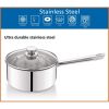 3 qt Induction Compatible Stainless Steel Saucepan with Lid