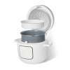 14-Cup Electric Rice and Grain Cooker, Ceramic Nonstick Coating, White Icing by Drew Barrymore