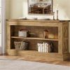 Long console table, double layered entrance table, sofa table with storage space, storage table