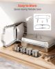 VEVOR Rectangle Chafing Dish, 9 Qt 2 Pack Stainless Steel Chafing Dish, Food Warmer Chafer Complete Set with Hollow Handle, 1 Food Tongs, Lid, Fuel Ho