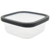 Gray Plastic Microwave Safe Food Storage Container (20 Count)