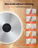VEVOR Meat Slicer, 7.5 inch 200W Electric Deli Slicer Machine with SUS420 Blade, 0-0.6 inch Adjustable Thickness