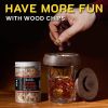Cocktail Smoker Kit with Wood Chips Premium Quality Wood Wooden Bar Smoker for Cocktails Old Fashioned Cocktails Whiskey or Bourbon Drinks