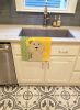 Summer Sunflowers Longhair Cream Dachshund Kitchen Towel Dish Cloths Guest Hand Towel Decorative Bathroom Towel for Face,Tea, Dishcloth