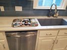 Dachshund The Chef Dish Drying Mat Absorbent Dish Drying Mat Pad for Kitchen Counter Dish Drainer Mat for Countertop, 14 x 21", Multicolor