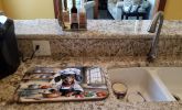 Dachshund The Chef Dish Drying Mat Absorbent Dish Drying Mat Pad for Kitchen Counter Dish Drainer Mat for Countertop, 14 x 21", Multicolor