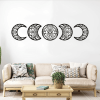 CIFbuy Five Piece Crescent Moon Wall Art iron Decor Set for Living Room Bedroom Bathroom Islamic Home(TikTok, temu pick-up service)