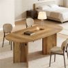 Living room dining table, oval dining table, kitchen dining table, central table, coffee table