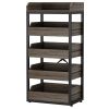 Wooden storage rack, basket rack, storage rack, snack rack, with drawers